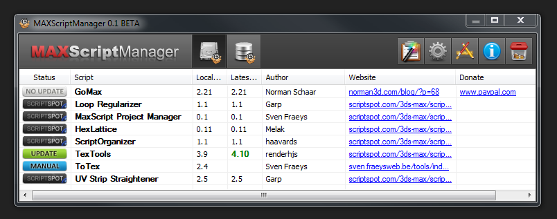 MaxScriptManager